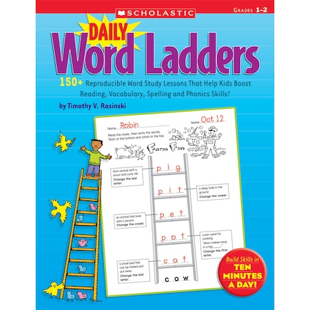 Scholastic Teaching Resources Scholastic Daily Word Ladders Book, Grades 1-2 507476